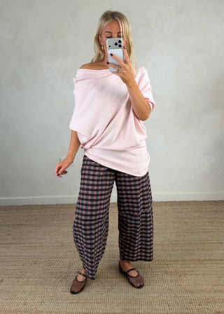 Betsy slouch knit - Pale pink-The Style Attic