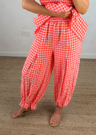 Elsie bloomer checked co-ord - two-The Style Attic
