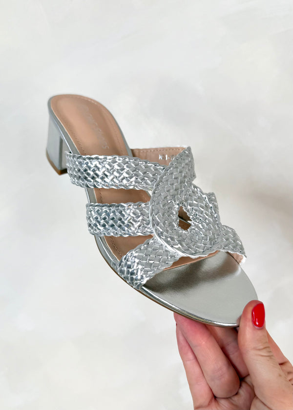 Caesar sandal - silver-The Style Attic