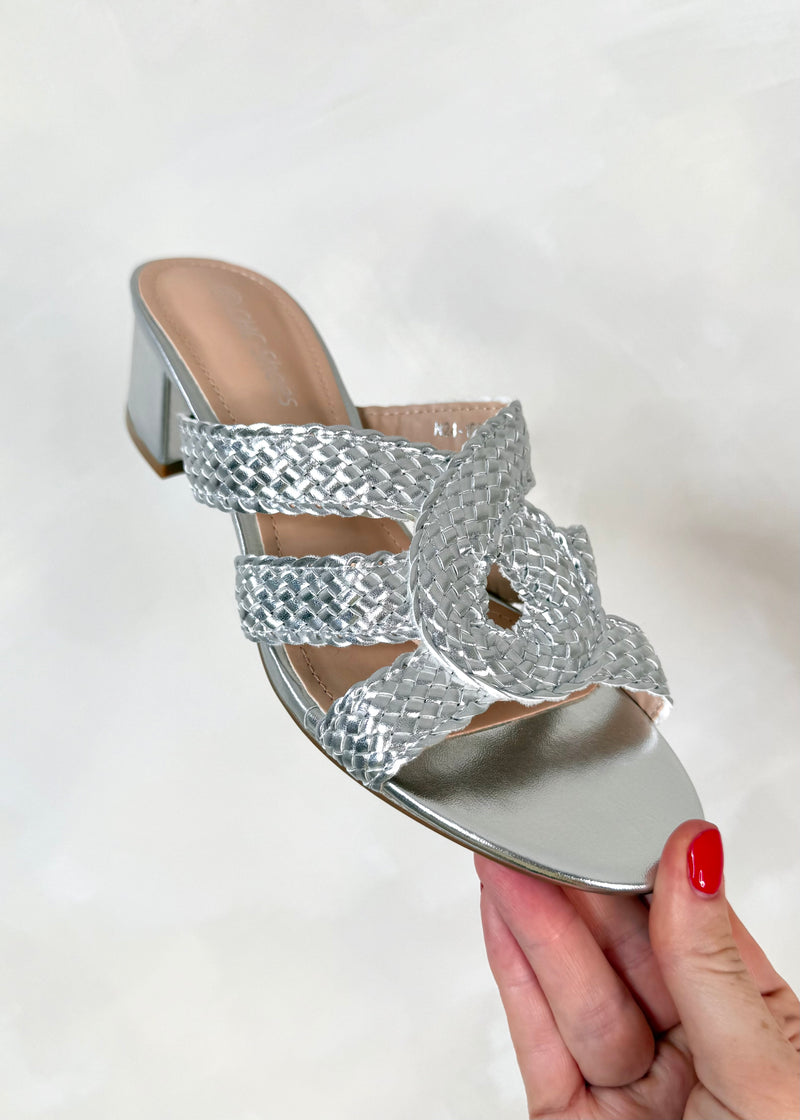Caesar sandal - silver-The Style Attic