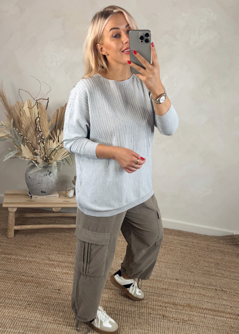 Calle knit - grey-The Style Attic