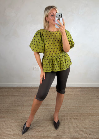 Capri leggings - White-The Style Attic