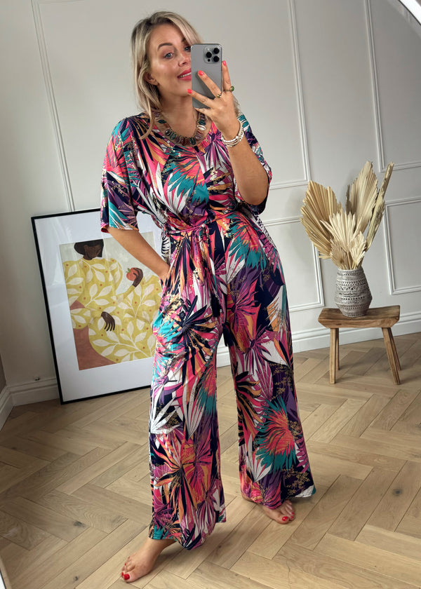 Carnival slinky jumpsuit - one-The Style Attic