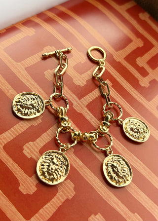 Charms bracelet - Gold-The Style Attic