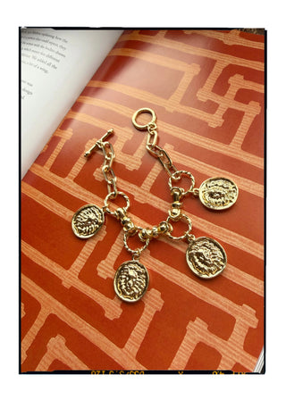 Charms bracelet - Gold-The Style Attic