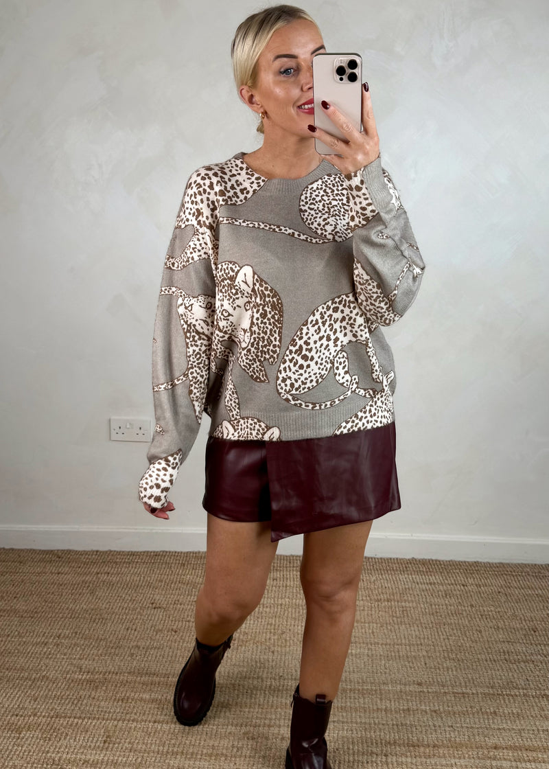 Cheetah knit-The Style Attic