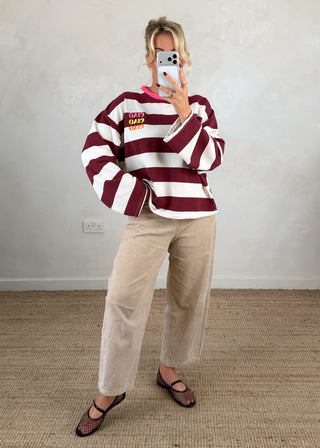 Ciao striped sweater - Five-The Style Attic