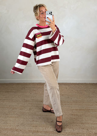 Ciao striped sweater - Five-The Style Attic