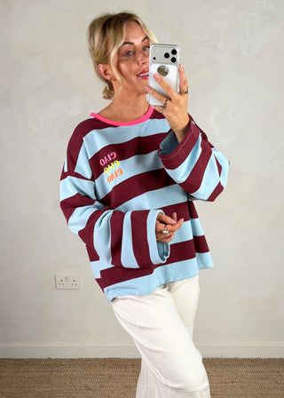 Ciao striped sweater - one-The Style Attic