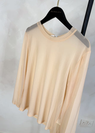 Classic mesh top - Nude-The Style Attic