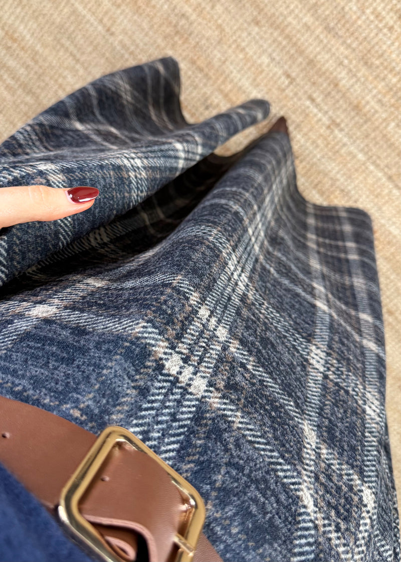 Claudia checked skirt - eight-The Style Attic