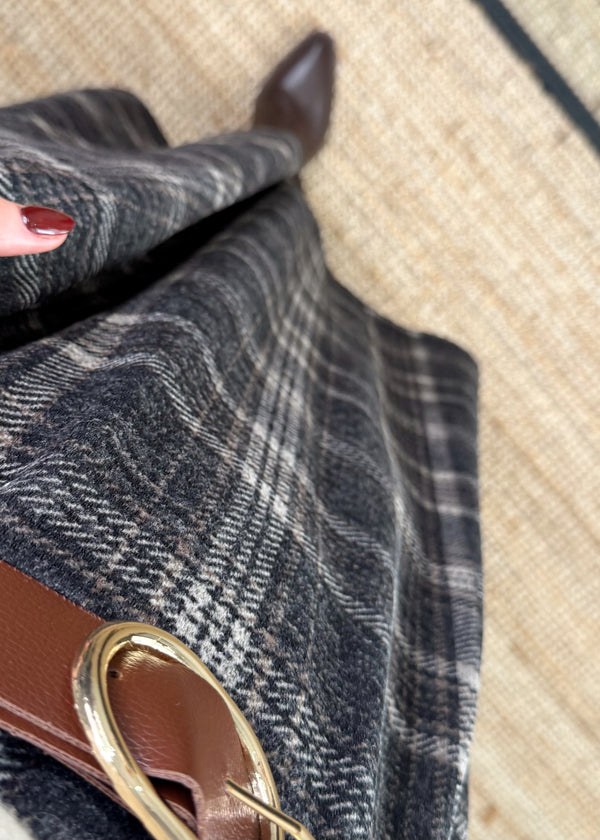 Claudia checked skirt - four-The Style Attic