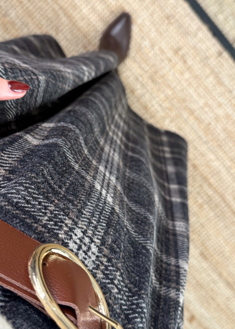 Claudia checked skirt - four-The Style Attic