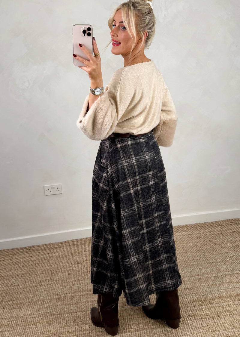 Claudia checked skirt - four-The Style Attic