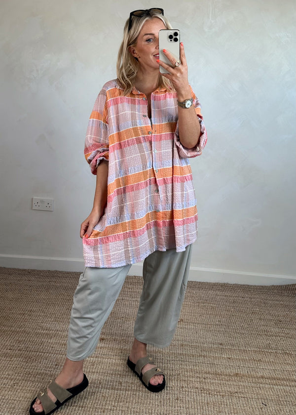 Clint checked shirt - one-The Style Attic