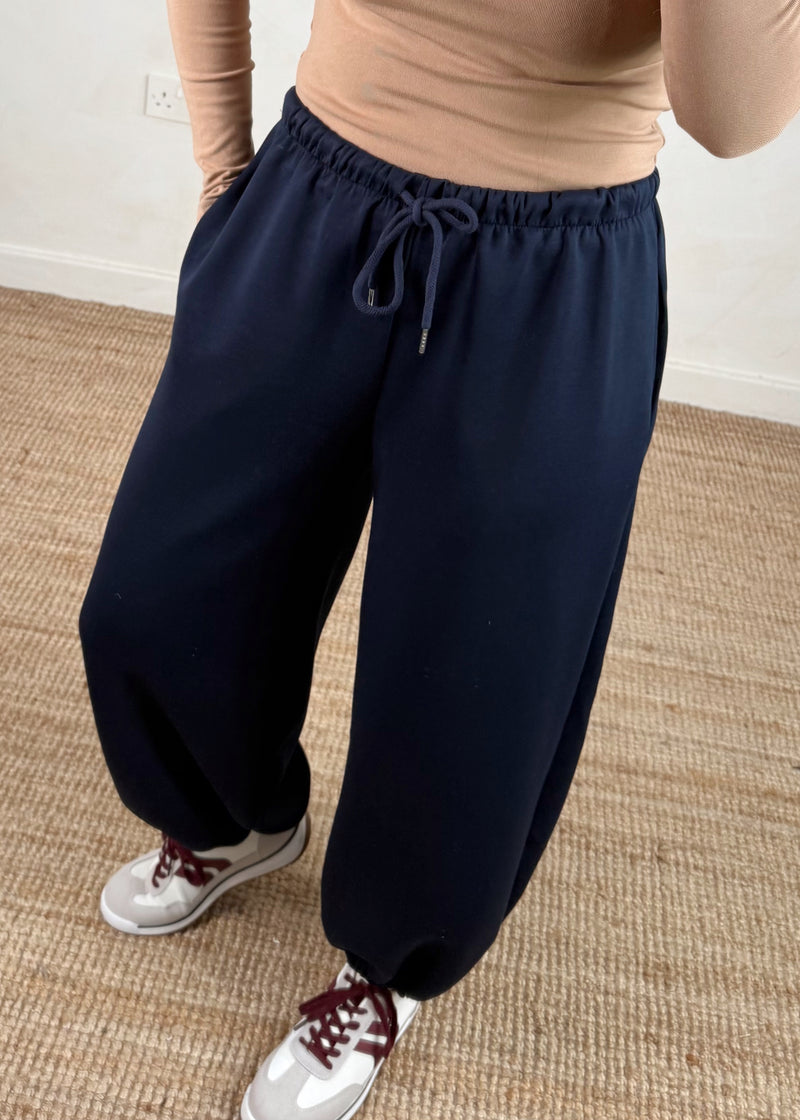 Cocoon jogger - navy-The Style Attic