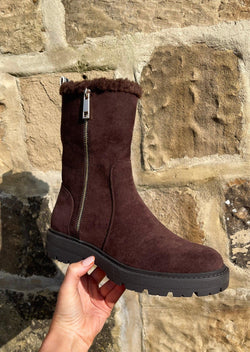 Colorado boot - chocolate-The Style Attic