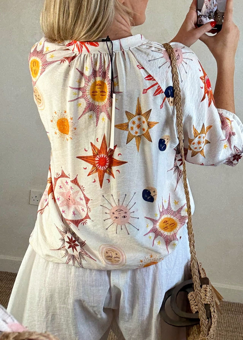 Compass blouse-The Style Attic