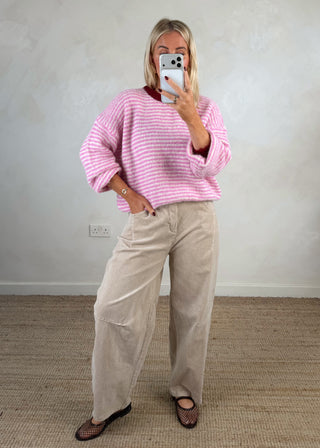Corey striped knit - Six-The Style Attic