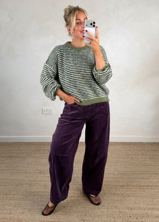 Corey striped knit - Three-The Style Attic