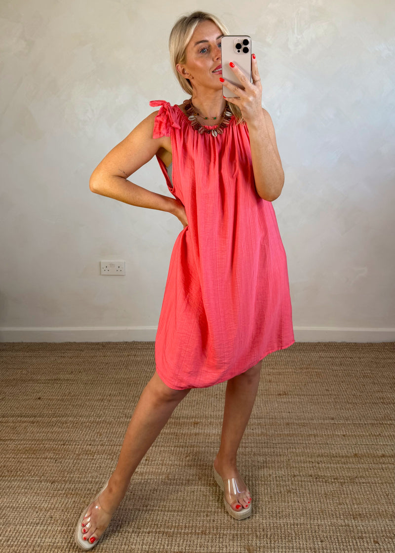 Cressida sun dress - white-The Style Attic
