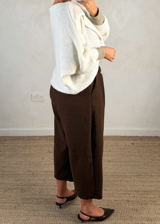 Crossover knit - Cream-The Style Attic