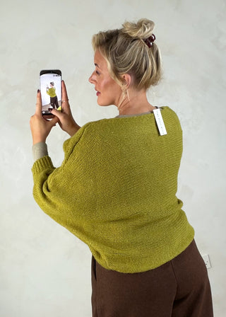 Crossover knit - Olive-The Style Attic