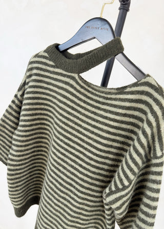 Cut out striped knit - Two-The Style Attic