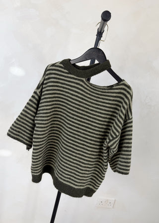 Cut out striped knit - Two-The Style Attic