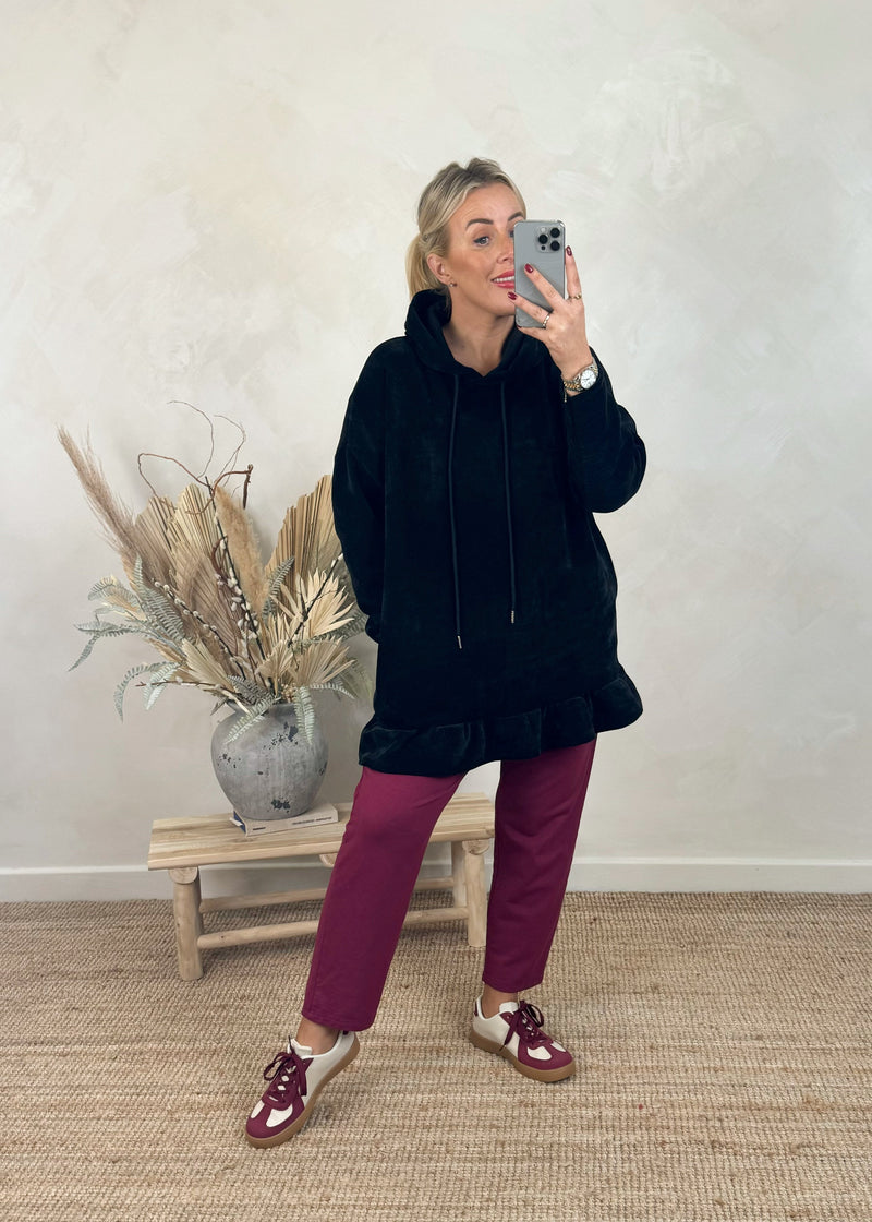 Dalby jogger - Merlot-The Style Attic