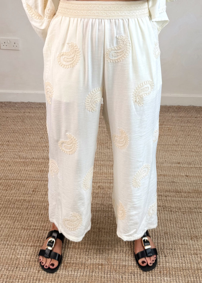 Devika Embroidered set-The Style Attic