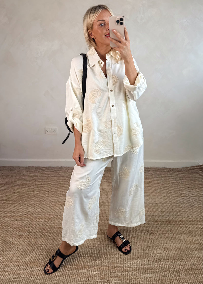 Devika Embroidered set-The Style Attic