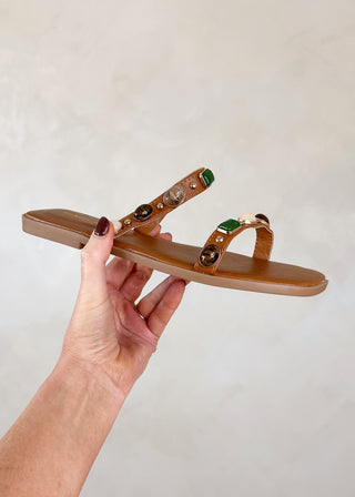 Dion sandal - tan-The Style Attic