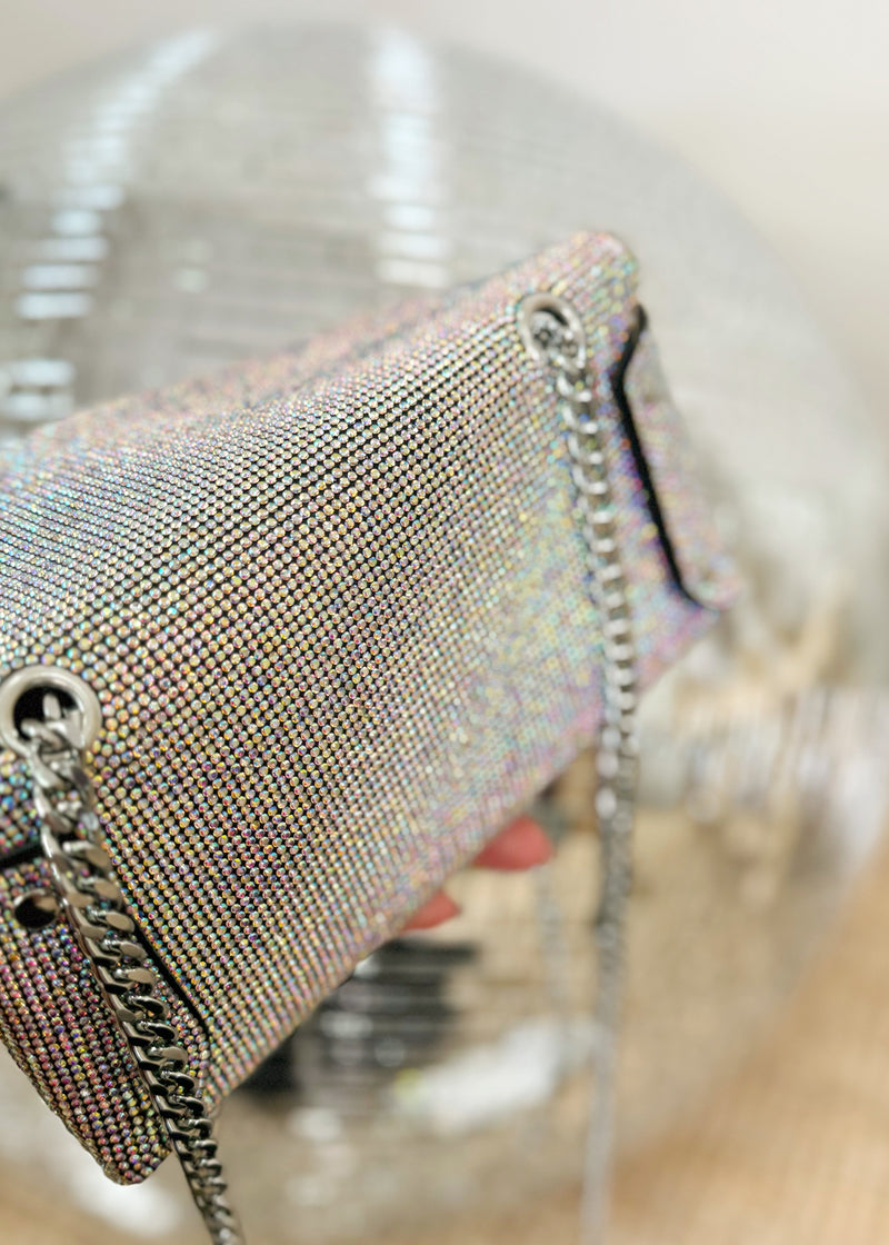 Disco clutch - rainbow-The Style Attic