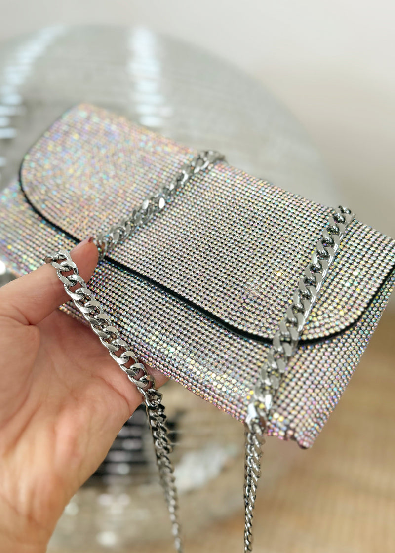 Disco clutch - rainbow-The Style Attic