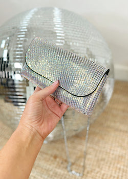 Disco clutch - rainbow-The Style Attic