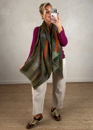 Dogtooth scarf-The Style Attic