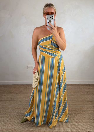 Drake striped skirt co-ord-The Style Attic