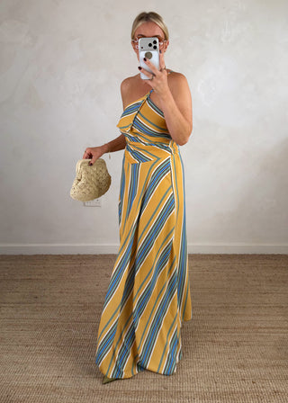 Drake striped skirt co-ord-The Style Attic