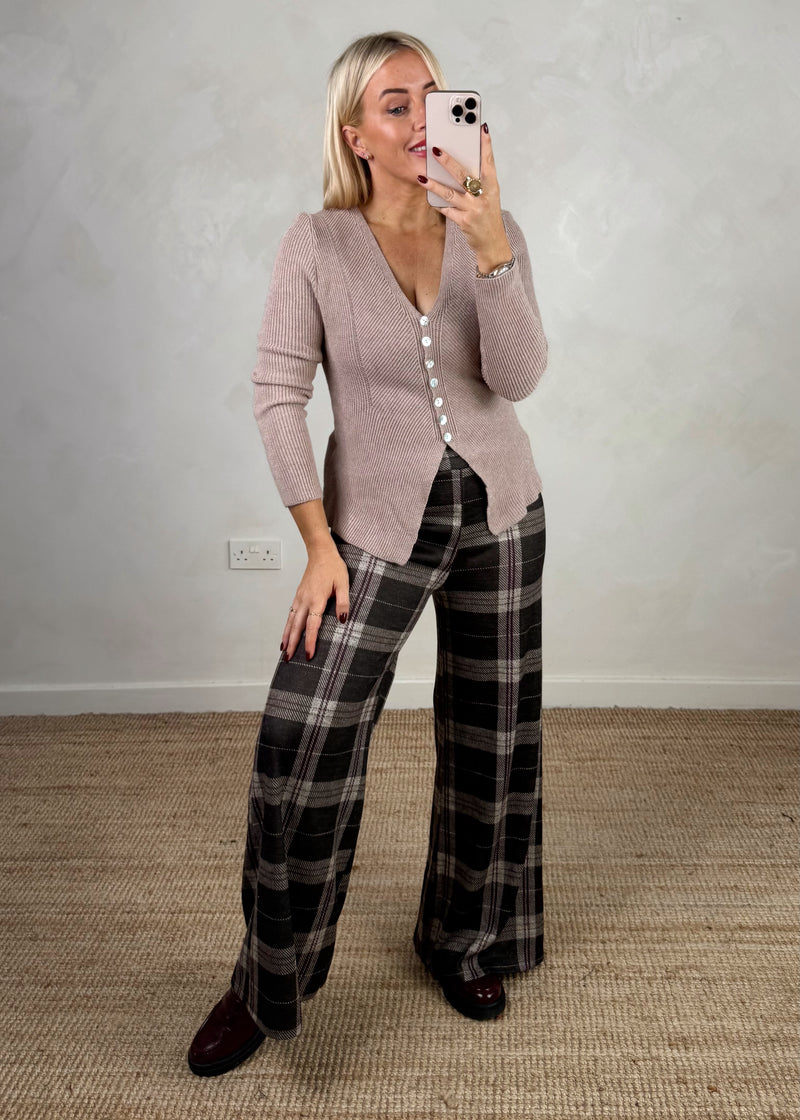 Elodie knit - mocha-The Style Attic