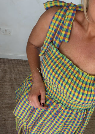 Elsie bloomer checked co-ord - three-The Style Attic