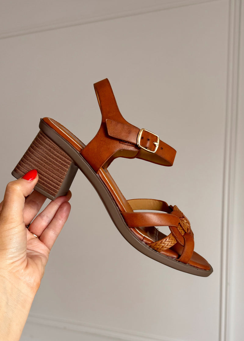 Emily sandal - tan-The Style Attic