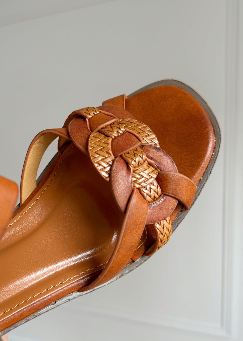 Emily sandal - tan-The Style Attic