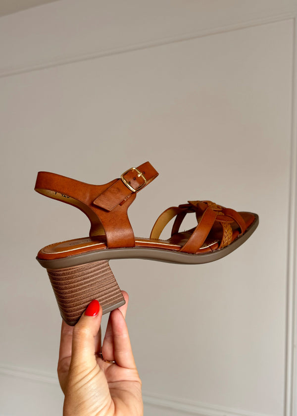 Emily sandal - tan-The Style Attic