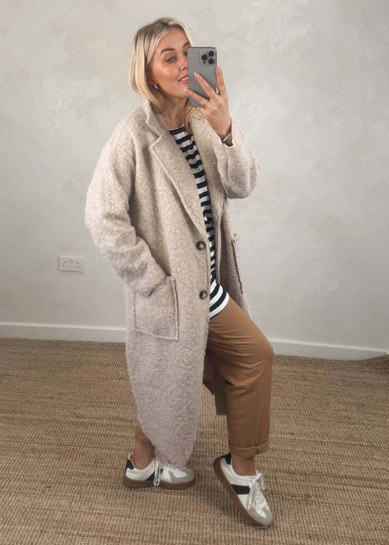 Emma overcoat - cream-The Style Attic