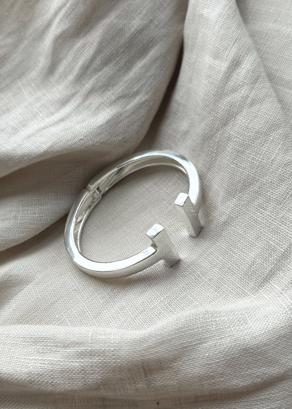Envy T bracelet - silver-The Style Attic