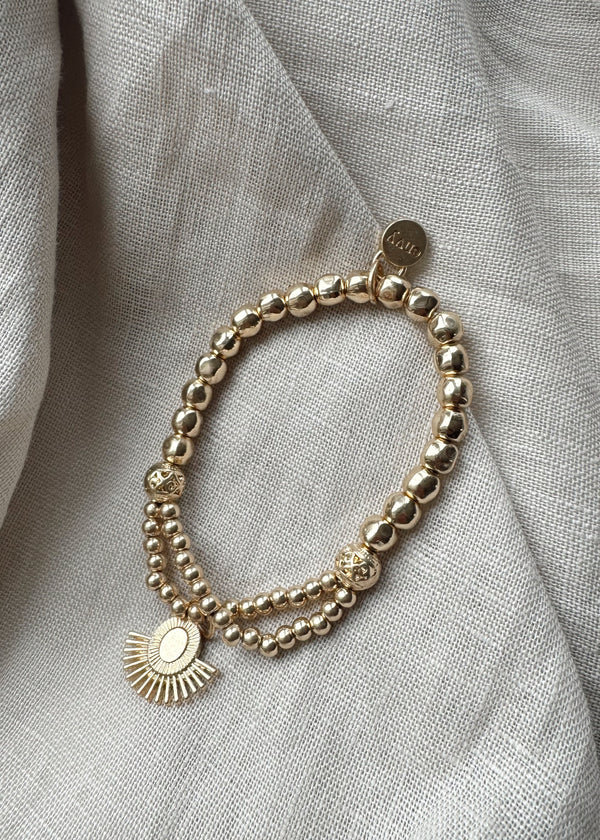 Envy tribal bracelet - gold-The Style Attic