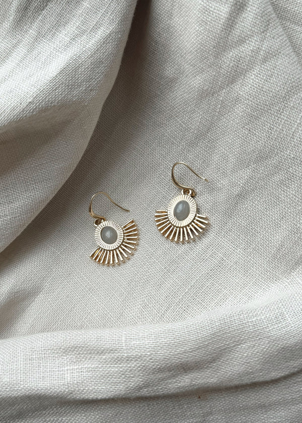 Envy tribal earrings - silver-The Style Attic