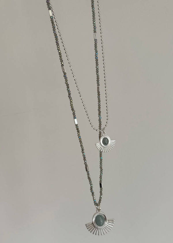 Envy tribal necklace - silver-The Style Attic