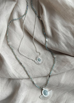Envy tribal necklace - silver-The Style Attic